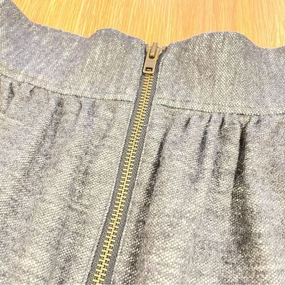 Aritzia Wilfred Wool Zipper Mini Skirt Grey - Picture 10 of 13